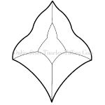 BEVEL BEVELDINE CLEAR STAINED GLASS FREE SHIPPING 1526