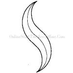 BEVEL BEVELDINE CLEAR STAINED GLASS FREE SHIPPING 1530