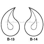BEVEL BEVELDINE CLEAR STAINED GLASS FREE SHIPPING 1538