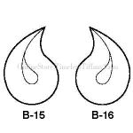 BEVEL BEVELDINE CLEAR STAINED GLASS FREE SHIPPING 1541