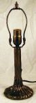 LAMP BASE HANDLEY ROOTS 7-1/2" STAINED GLASS FREE SHIPPING 3516
