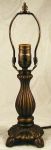 LAMP BASE HANDLEY FLORA 7-3/4" STAINED GLASS FREE SHIPPING 3518