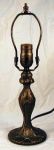 LAMP BASE HANDLEY NOUVEAU 7-3/4" STAINED GLASS FREE SHIPPING 3519
