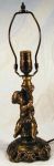 LAMP BASE HANDLEY CHERUB 9" STAINED GLASS FREE SHIPPING 3525