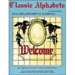 BOOK CLASSIC ALPHABETS FROM WARDELL STAINED GLASS FREE SHIPPING