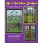 BOOK BEVEL WINDOW DESIGNS STAINED GLASS FREE SHIPPING 4519