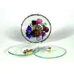 KALEIDOSCOPE CLARITY IMAGE DISK STAINED GLASS 5121