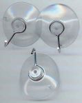SUCTION CUPS WITH HOOK 1-1/2" FOR STAINED GLASS FREE SHIPPING 6001