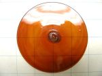 RONDEL HAND SPUN MOUTH BLOWN STAINED GLASS 6254