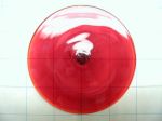 RONDEL HAND SPUN MOUTH BLOWN STAINED GLASS 6258