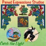 paned expressions pattern CD catch the light stained glass 7353