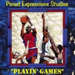 paned expressions pattern CD playin games stained glass 7365
