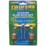 AANRAKU TWOFERS STACKERS BEAD BIT STAINED GLASS FREE SHIPPING 7402
