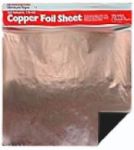 COPPER FOIL BLACK BACK SHEET VENTURE STAINED GLASS 7948