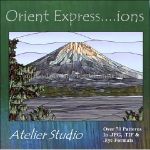 paned expressions pattern CD orient expressions stained glass 7962