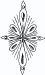 WHEEL ENGRAVED BEVEL STAINED GLASS FREE SHIPPING 7990