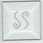 BEVEL GLASS ENGRAVED BEVEL STAINED GLASS 8821