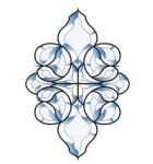 AMERICAN BEVEL CLUSTER STAINED GLASS FREE SHIPPING AB013