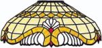WORDEN STAINED GLASS LAMP PATTERN BAROQUE FREE SHIPPING B2411