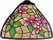 WORDEN STAINED GLASS LAMP PATTERN APPLE BLOSSOM T FREE SHIPPING B75