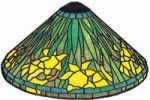 WORDEN STAINED GLASS LAMP PATTERN DAFFODIL T FREE SHIPPING C168