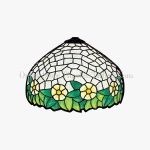 WORDEN STAINED GLASS LAMP PATTERN HANGING LEAVES FREE SHIPPING C201