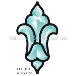 ACTION BEVEL CLUSTER STAINED GLASS FLO101