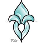 ACTION BEVEK CLUSTER STAINED GLASS FLO107