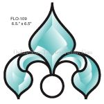 ACTION BEVEL CLUSTER STAINED GLASS FLO109