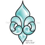 ACTION BEVEL CLUSTER STAINED GLASS FLO113
