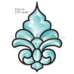 ACTION BEVEL CLUSTER STAINED GLASS FLO114