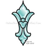 ACTION BEVEL CLUSTER STAINED GLASS FLO116