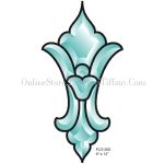 ACTION BEVEL CLUSTER STAINED GLASS FLO200