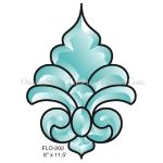 ACTION BEVEL CLUSTER STAINED GLASS FLO202