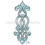 ACTION BEVEL CLUSTER STAINED GLASS FLO502