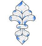 AMERICAN BEVEL CLUSTER STAINED GLASS FREE SHIPPING AB004