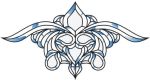 AMERICAN BEVEL CLUSTER STAINED GLASS FREE SHIPPING AB006