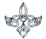 AMERICAN BEVEL CLUSTER STAINED GLASS FREE SHIPPING AB008