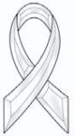EXQUISITE AWARENESS RIBBON BEVEL CLUSTER STAINED GLASS FREE SHIPPING EC142